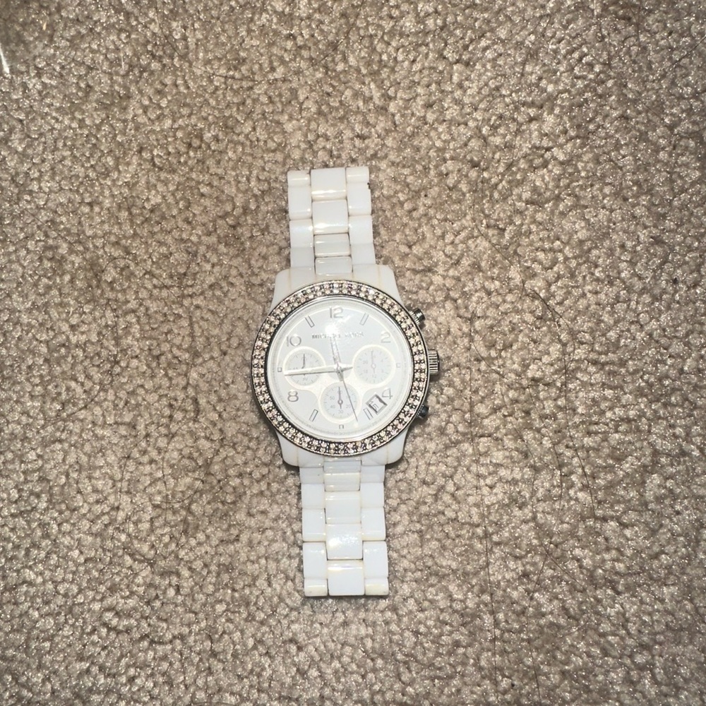 Michael Kors White Ceramic Watch